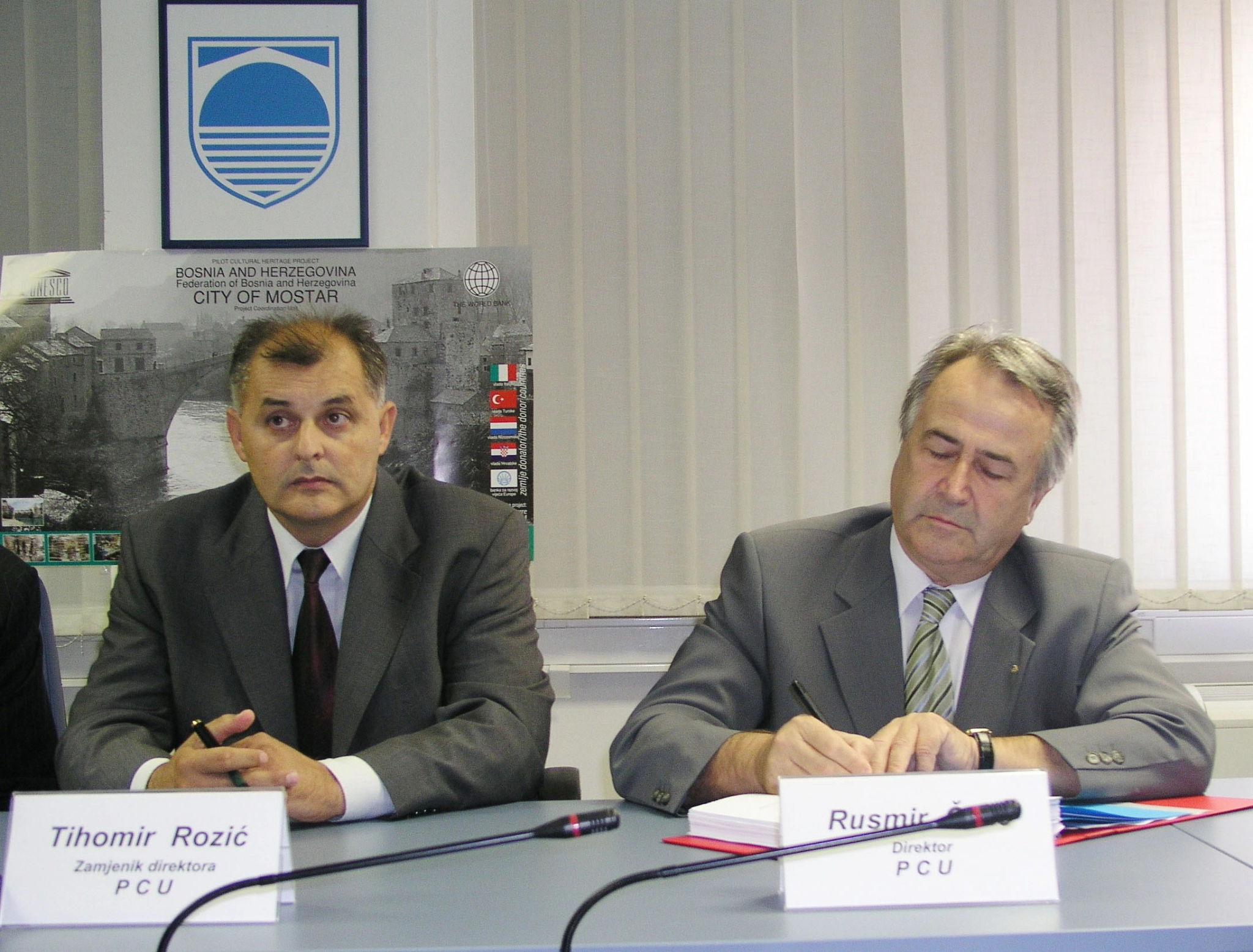 Tihomir Rozić i Rusmir Ćišić, čelni ljudi PCU a stranica 45